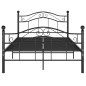 vidaXL Estructura de cama de metal negro 120x200 cm vidaXL Estructura de cama de metal negro 120x200 cm