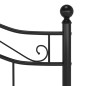 vidaXL Estructura de cama de metal negro 120x200 cm vidaXL Estructura de cama de metal negro 120x200 cm