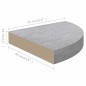 vidaXL Estante de esquina de pared 2 uds MDF gris hormigón 35x35x3,8cm vidaXL Estante de esquina de pared 2 uds MDF gris hormigón 35x35x3,8cm