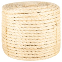 vidaXL Cuerda 100% sisal 14 mm 25 m