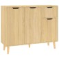 vidaXL Aparador de madera de ingeniería roble Sonoma 90x30x72 cm vidaXL Aparador de madera de ingeniería roble Sonoma 90x30x72 cm