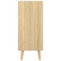 vidaXL Aparador de madera de ingeniería roble Sonoma 90x30x72 cm vidaXL Aparador de madera de ingeniería roble Sonoma 90x30x72 cm