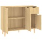 vidaXL Aparador de madera de ingeniería roble Sonoma 90x30x72 cm vidaXL Aparador de madera de ingeniería roble Sonoma 90x30x72 cm