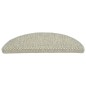 vidaXL Alfombrilla autoadhesiva escalera sisal 15 uds gris 65x21x4 cm vidaXL Alfombrilla autoadhesiva escalera sisal 15 uds gris 65x21x4 cm