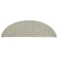vidaXL Alfombrilla autoadhesiva escalera sisal 15 uds gris 65x21x4 cm vidaXL Alfombrilla autoadhesiva escalera sisal 15 uds gris 65x21x4 cm