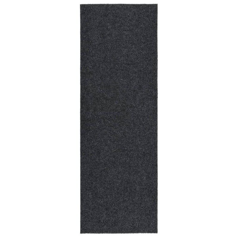 vidaXL Alfombra de pasillo atrapa suciedad 100x300 cm gris antracita