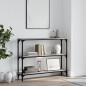 vidaXL Mesa consola madera de ingeniería gris Sonoma 100x22,5x75 cm vidaXL Mesa consola madera de ingeniería gris Sonoma 100x22,5x75 cm