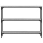 vidaXL Mesa consola madera de ingeniería gris Sonoma 100x22,5x75 cm vidaXL Mesa consola madera de ingeniería gris Sonoma 100x22,5x75 cm