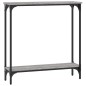 vidaXL Mesa consola madera de ingeniería gris Sonoma 75x22,5x75 cm vidaXL Mesa consola madera de ingeniería gris Sonoma 75x22,5x75 cm