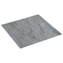 vidaXL Tarimas autoadhesivas 20 piezas PVC 1,86 m² gris claro