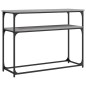 vidaXL Mesa consola madera de ingeniería gris Sonoma 100x35,5x75 cm vidaXL Mesa consola madera de ingeniería gris Sonoma 100x35,5x75 cm