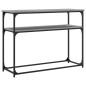 vidaXL Mesa consola madera de ingeniería gris Sonoma 100x35,5x75 cm vidaXL Mesa consola madera de ingeniería gris Sonoma 100x35,5x75 cm