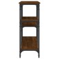 vidaXL Mesa consola madera de ingeniería marrón roble 160x29x75 cm vidaXL Mesa consola madera de ingeniería marrón roble 160x29x75 cm