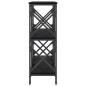 vidaXL Mesa consola madera de ingeniería negra 100x28x80,5 cm vidaXL Mesa consola madera de ingeniería negra 100x28x80,5 cm
