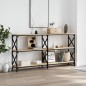 vidaXL Mesa consola madera de ingeniería roble Sonoma 156x28x80,5 cm vidaXL Mesa consola madera de ingeniería roble Sonoma 156x28x80,5 cm