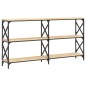 vidaXL Mesa consola madera de ingeniería roble Sonoma 156x28x80,5 cm vidaXL Mesa consola madera de ingeniería roble Sonoma 156x28x80,5 cm