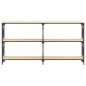vidaXL Mesa consola madera de ingeniería roble Sonoma 156x28x80,5 cm vidaXL Mesa consola madera de ingeniería roble Sonoma 156x28x80,5 cm