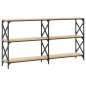 vidaXL Mesa consola madera de ingeniería roble Sonoma 156x28x80,5 cm vidaXL Mesa consola madera de ingeniería roble Sonoma 156x28x80,5 cm
