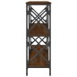vidaXL Mesa consola madera de ingeniería marrón roble 200x28x80,5 cm vidaXL Mesa consola madera de ingeniería marrón roble 200x28x80,5 cm