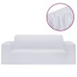 vidaXL Funda elástica para sillón de 2 plazas poliéster jersey blanca vidaXL Funda elástica para sillón de 2 plazas poliéster jersey blanca