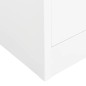 vidaXL Armario de oficina de acero blanco 90x40x180 cm vidaXL Armario de oficina de acero blanco 90x40x180 cm