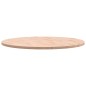vidaXL Tablero redondo de madera maciza de haya Ø90x2,5 cm