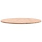 vidaXL Tablero redondo de madera maciza de haya Ø90x2,5 cm