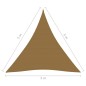 vidaXL Toldo de vela HDPE gris taupe 160 g/m² 5x5x5 m vidaXL Toldo de vela HDPE gris taupe 160 g/m² 5x5x5 m