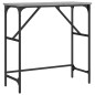 vidaXL Mesa consola madera de ingeniería gris Sonoma 75x32x75 cm