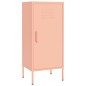 vidaXL Armario de almacenamiento acero rosa 42,5x35x101,5 cm vidaXL Armario de almacenamiento acero rosa 42,5x35x101,5 cm