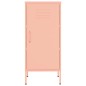vidaXL Armario de almacenamiento acero rosa 42,5x35x101,5 cm vidaXL Armario de almacenamiento acero rosa 42,5x35x101,5 cm