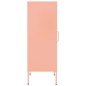 vidaXL Armario de almacenamiento acero rosa 42,5x35x101,5 cm vidaXL Armario de almacenamiento acero rosa 42,5x35x101,5 cm