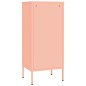 vidaXL Armario de almacenamiento acero rosa 42,5x35x101,5 cm vidaXL Armario de almacenamiento acero rosa 42,5x35x101,5 cm