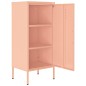 vidaXL Armario de almacenamiento acero rosa 42,5x35x101,5 cm vidaXL Armario de almacenamiento acero rosa 42,5x35x101,5 cm