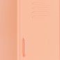 vidaXL Armario de almacenamiento acero rosa 42,5x35x101,5 cm vidaXL Armario de almacenamiento acero rosa 42,5x35x101,5 cm