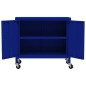 vidaXL Armario de almacenamiento acero azul marino 60x35x56 cm vidaXL Armario de almacenamiento acero azul marino 60x35x56 cm