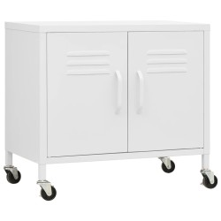 vidaXL Armario de almacenamiento acero blanco 60x35x56 cm