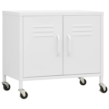 vidaXL Armario de almacenamiento acero blanco 60x35x56 cm