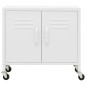 vidaXL Armario de almacenamiento acero blanco 60x35x56 cm vidaXL Armario de almacenamiento acero blanco 60x35x56 cm