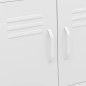 vidaXL Armario de almacenamiento acero blanco 60x35x56 cm vidaXL Armario de almacenamiento acero blanco 60x35x56 cm