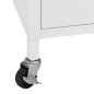 vidaXL Armario de almacenamiento acero blanco 60x35x56 cm vidaXL Armario de almacenamiento acero blanco 60x35x56 cm