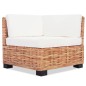 vidaXL Juego de sofás de 27 piezas ratán natural vidaXL Juego de sofás de 27 piezas ratán natural