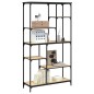 vidaXL Estantería madera ingeniería acero roble Sonoma 99x35,5x176 cm vidaXL Estantería madera ingeniería acero roble Sonoma 99x35,5x176 cm