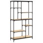 vidaXL Estantería madera ingeniería acero roble Sonoma 99x35,5x176 cm vidaXL Estantería madera ingeniería acero roble Sonoma 99x35,5x176 cm