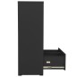 vidaXL Armario archivador de acero antracita 90x46x134 cm
