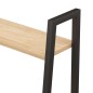 vidaXL Estantería de pie 5 baldas marrón claro y negro 56x35x174 cm vidaXL Estantería de pie 5 baldas marrón claro y negro 56x35x174 cm