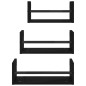 vidaXL Estantes de pared con barras 3 pzas madera de ingeniería negro vidaXL Estantes de pared con barras 3 pzas madera de ingeniería negro