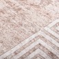 vidaXL Alfombra lavable antideslizante beige 160x230 cm vidaXL Alfombra lavable antideslizante beige 160x230 cm