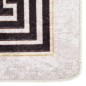 vidaXL Alfombra lavable antideslizante beige claro 120x180 cm vidaXL Alfombra lavable antideslizante beige claro 120x180 cm