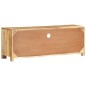 vidaXL Mueble para TV de madera maciza de mango rugosa 110x30x40 cm